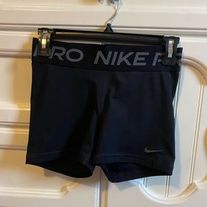 These are Nike pro shorts, they’ve been lightly worn.